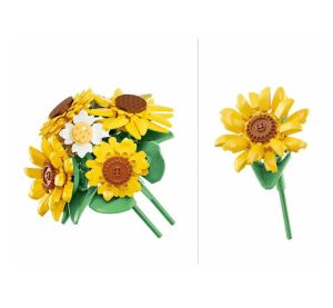 Sluban Flowers M38-P8062 Kytica slnečníc a margarét vo váze